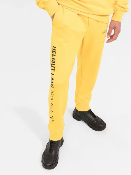 Spodnie Helmut Lang żółte