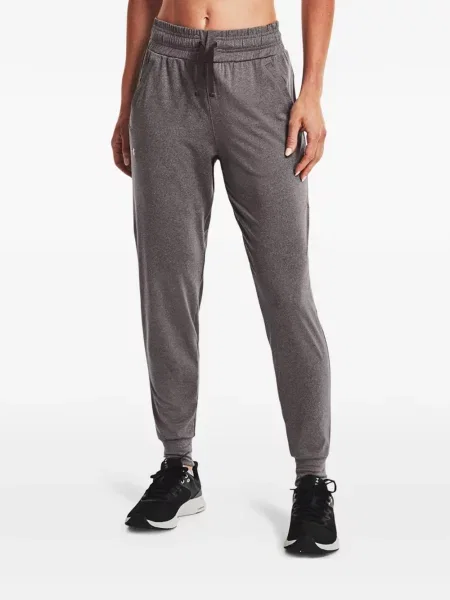 Pantaloni Under Armour alergare cu cordon gri
