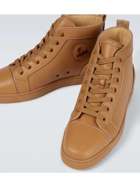 Sneakerși Christian Louboutin maro