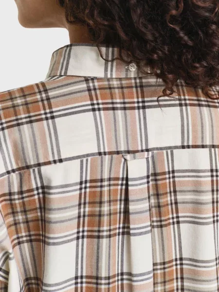 Картата фланелева сорочка Gant