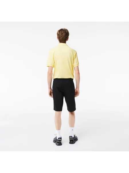 Lacoste Szorty Z Mieszanki Bawełny I Stretchu czarne