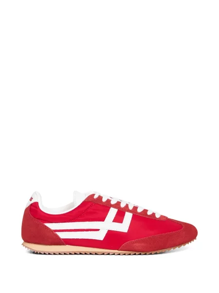 Sneakerși Pro-keds din piele de căprioară roșu