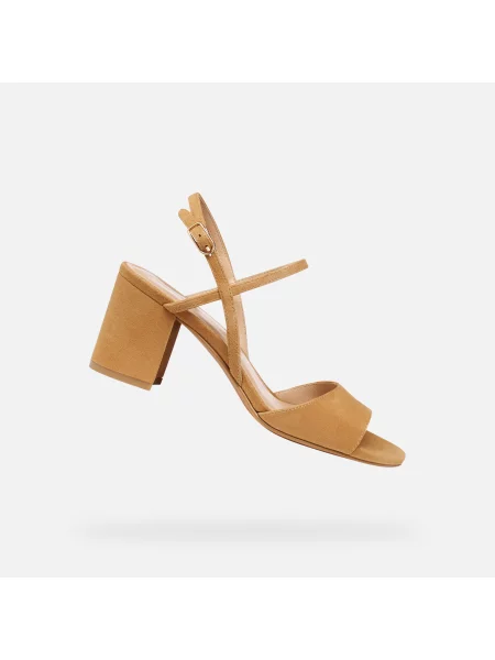 Sandale Geox din piele maro