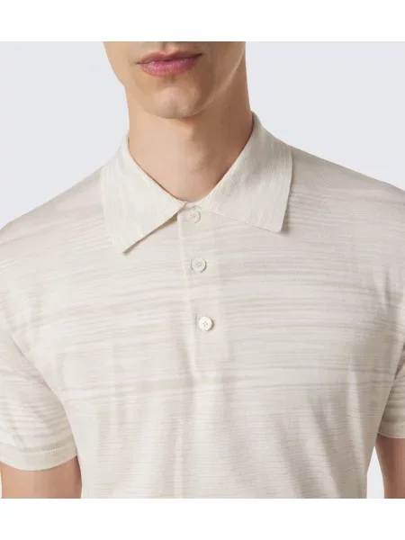 Tricou polo Missoni alb