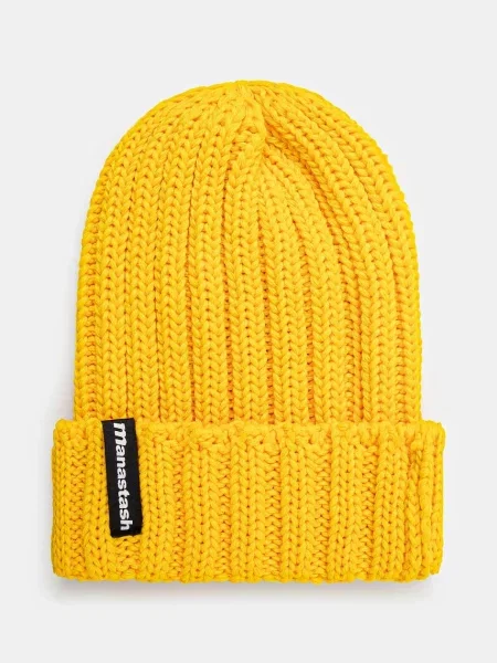 Manastash Σκούφος Logo Beanie Ii κίτρινο