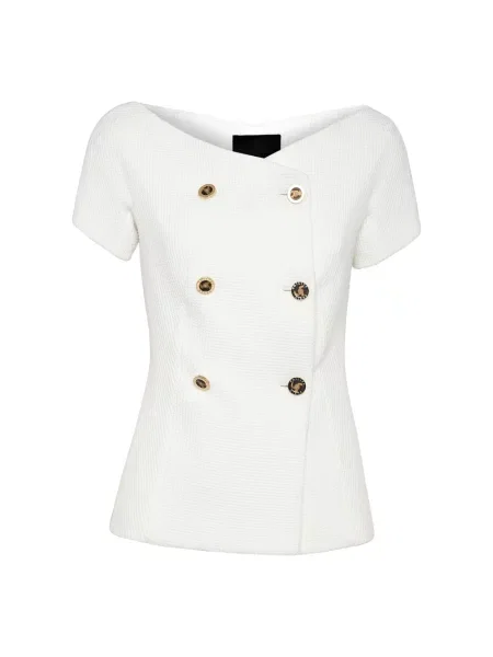 Bluzka Philipp Plein z krótkim rękawem beżowa