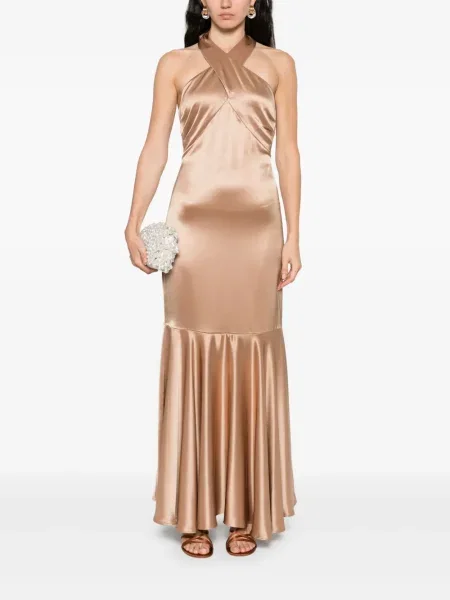 Rochie maxi Malina de costum