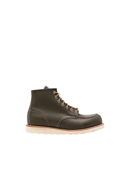 Botki Red Wing Shoes skórzane czerwone