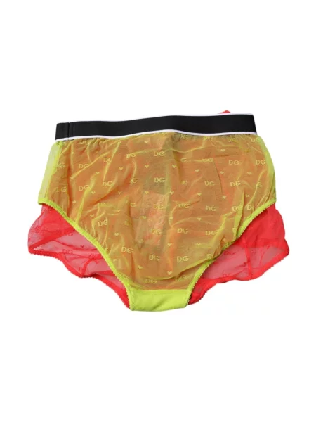 Majtki Dolce And Gabbana koronkowe czerwone