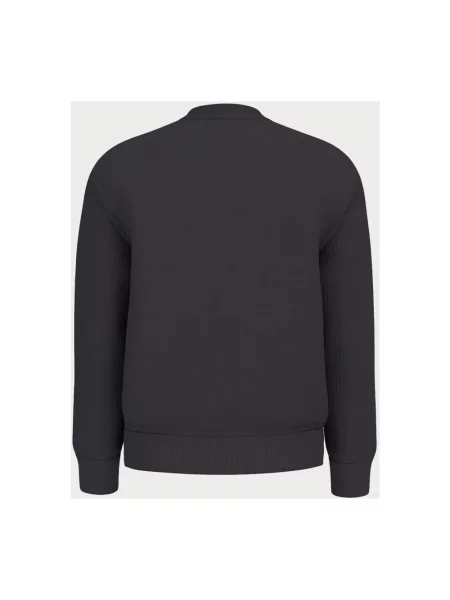 Sweter Guess z okrągłym dekoltem czarny