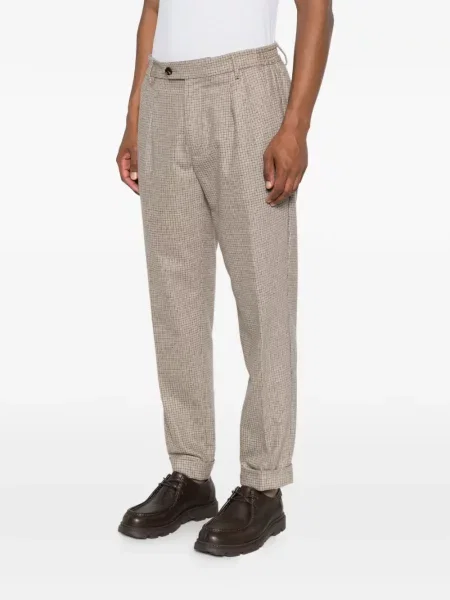 Pantaloni Eleventy în carouri