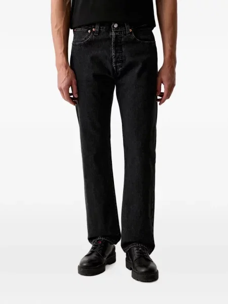 Pantaloni scurți din denim Levi's® din dantelă zdrențuiți cu talie înaltă albastru