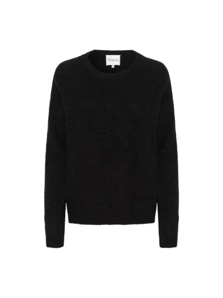 Sweter My Essential Wardrobe wełniany czarny
