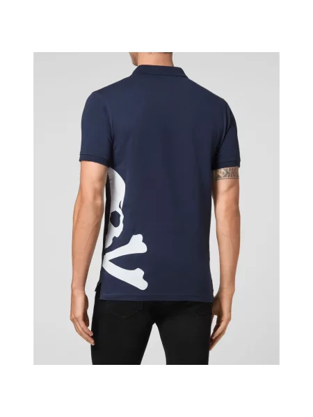 Koszulka polo Philipp Plein niebieska