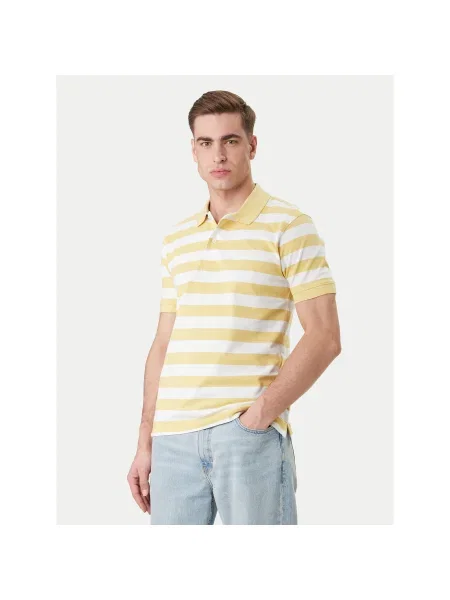 Guess Jeans Pólóing Regular Fit sárga