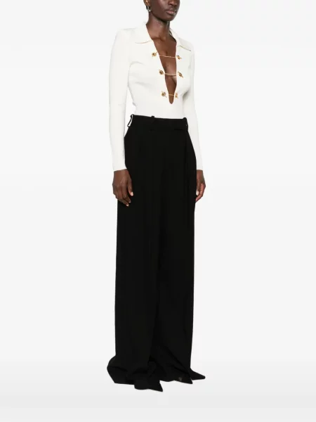 Body Elisabetta Franchi tricotate alb
