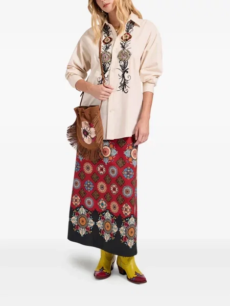 Geantă La Doublej cu paiete maro