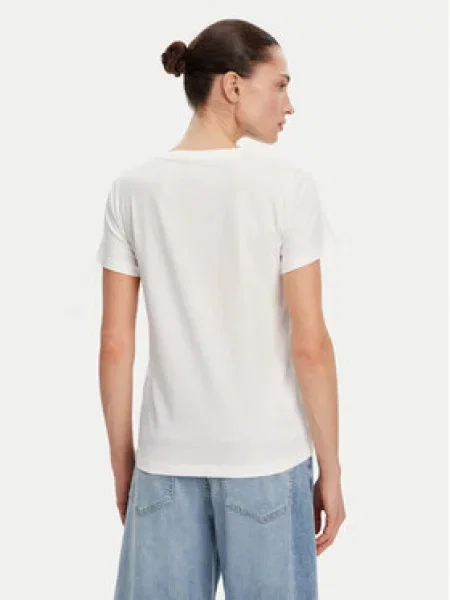 Guess Jeans Póló Regular Fit fehér