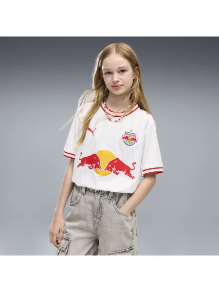 PUMA Młodzieżowa koszulka domowa FC Czerwony Bull Salzburg Odzież biały