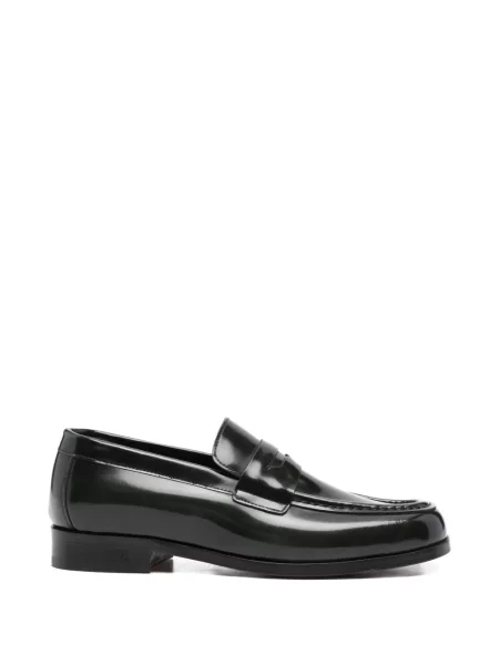 Pantofi loafer Morgillo din piele verde
