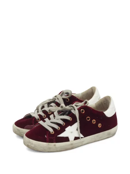 Bársony sneaker Golden Goose Superstar lila