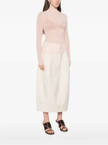 Top Patrizia Pepe drapat roz