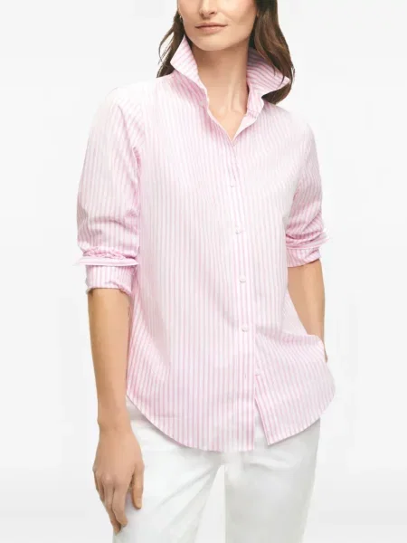 Cămașă Brooks Brothers cu dungi roz