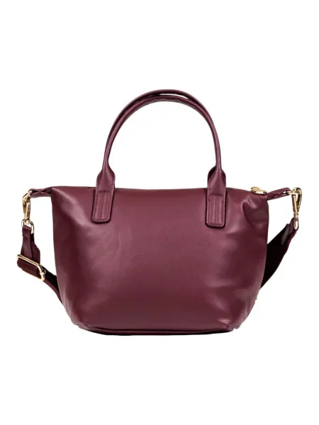Geantă de mână Tommy Hilfiger bordo
