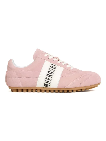 Sneakersy Bikkembergs zamszowe różowe