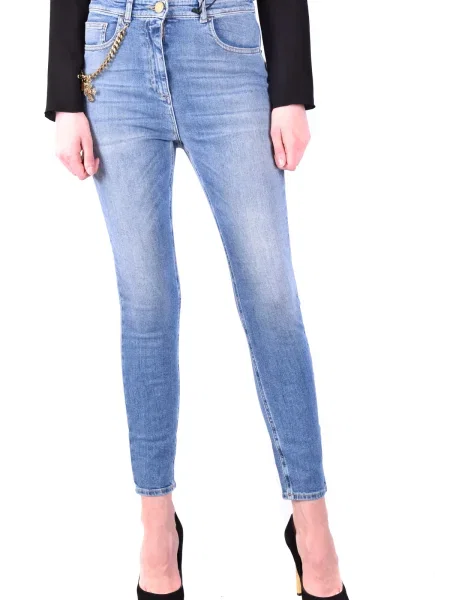 Blugi skinny Elisabetta Franchi negru