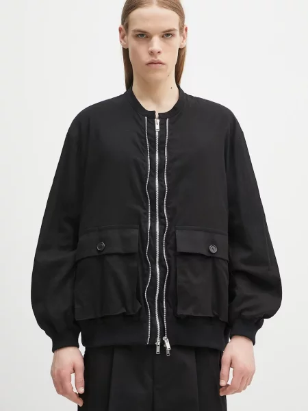 Undercover jachetă de Blouson de tranzitie negru