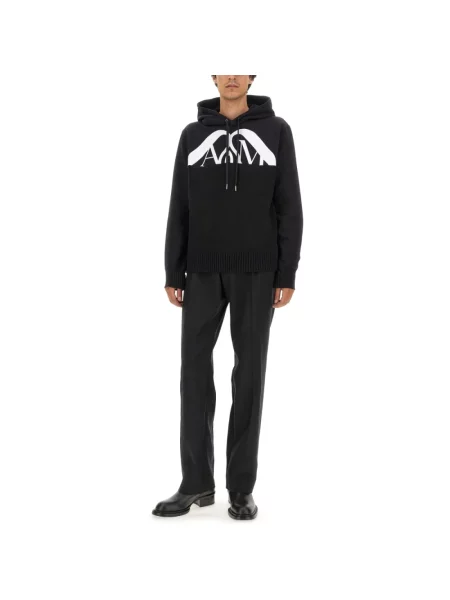 Bluza Alexander Mcqueen z logo czarna