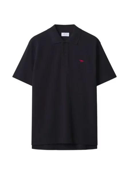 Tricou polo Maison Kitsune negru