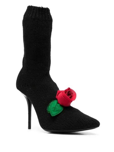 Megztos auliniai batai Dolce & Gabbana juoda