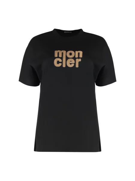 Koszulka Moncler teddy czarna