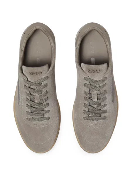 Szarvasbőr sneaker Zegna szürke