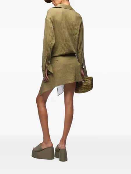 Rochie mini The Attico verde
