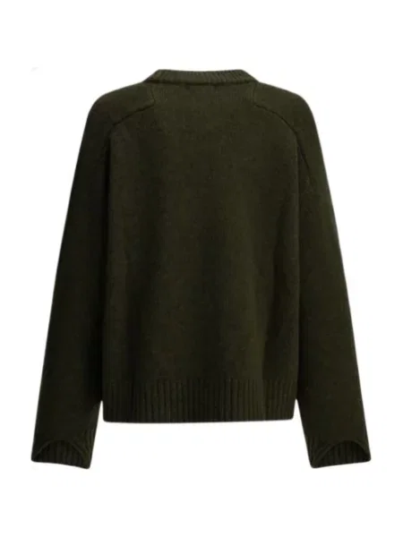Sweter Soeur wełniany zielony