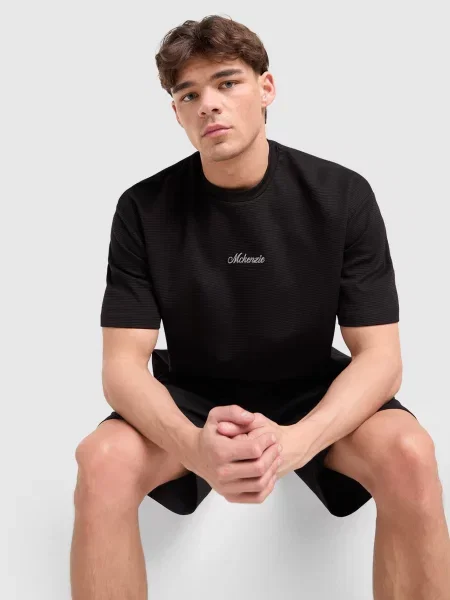 Mckenzie T-Shirt Pismo czarna
