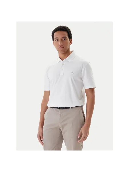 BOSS Polo majica C-Parris 01 Regular Fit bela