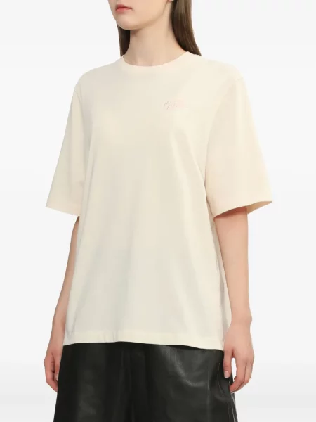 Tricou Maison Kitsune cu broderie