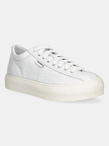 Kožené tenisky Sunnei bílé