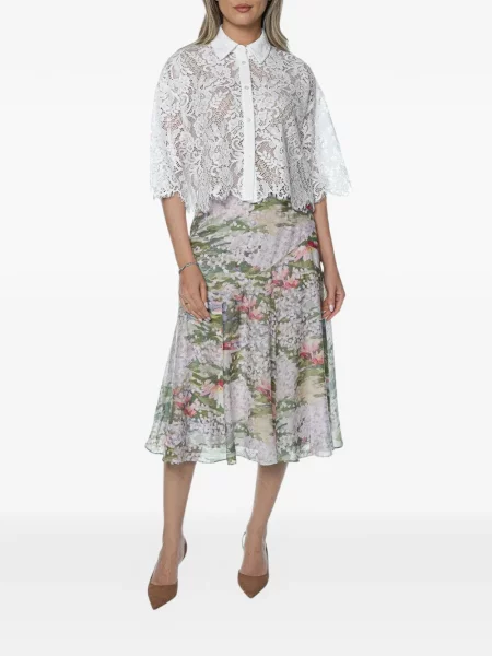 Fustă midi Ted Baker alb