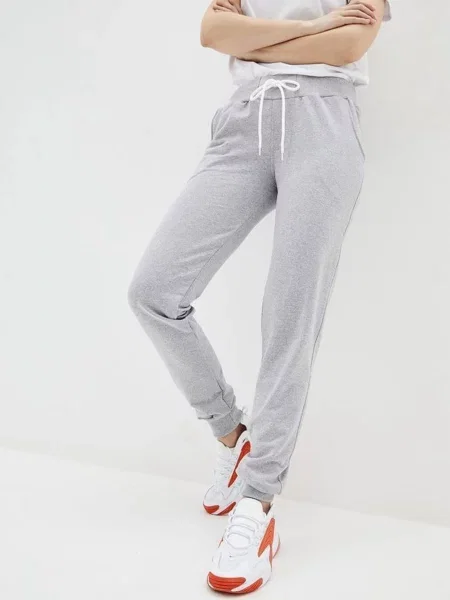 Штани спортивні HiBrand світло-сірий бавовна/поліестер сірі