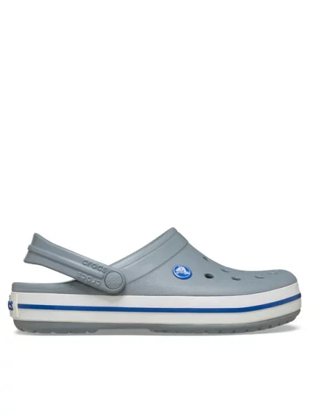 Crocs Klapki Crocband Niebieski szare