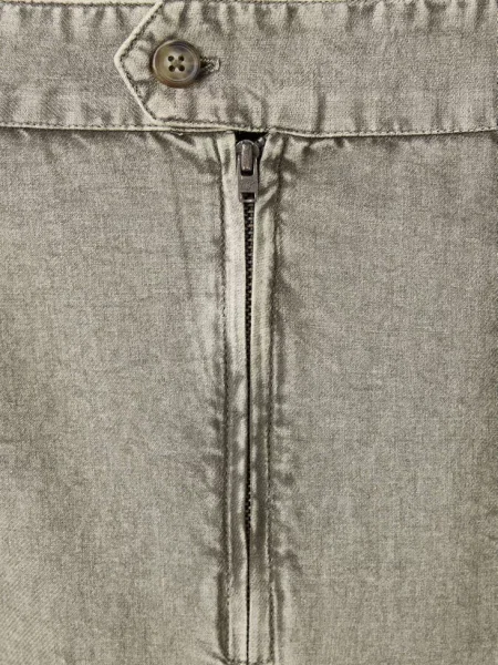 Spódnica dżinsowa z rozcięciem khaki Teen XS MANGO TEEN