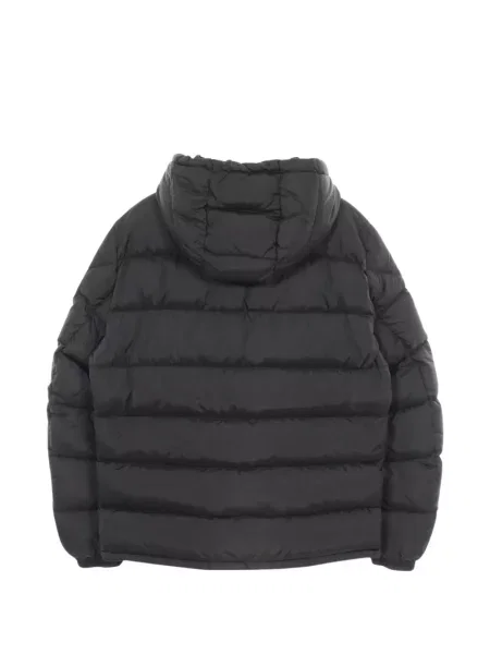 Geacă cu puf Moncler cu glugă negru