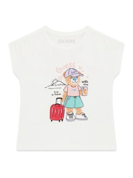 Guess Póló Regular Fit fehér