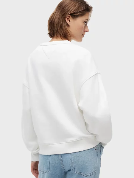 Світшот Tommy Jeans білий