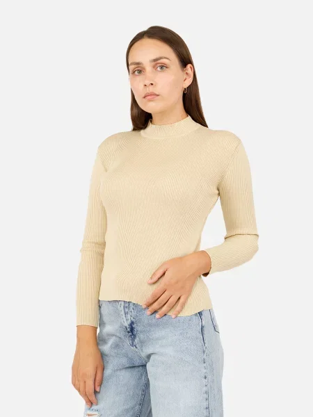 Водолазка YUKI бавовна/поліестер бежевий